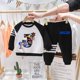 thumbnail image 3 of Conjunto de chándal de algodón Sonics Anime Marvels Otoño Suéter Sudadera con capucha Conjunto de ropa para bebé Sudadera para niños Tops Pantalones Traje de 2 piezas, 3 of 5