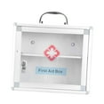 thumbnail image 4 of MERIGLARE First Aid Wall Cabinet Easy to Install Storage Case for Home Office Business S, 4 of 9