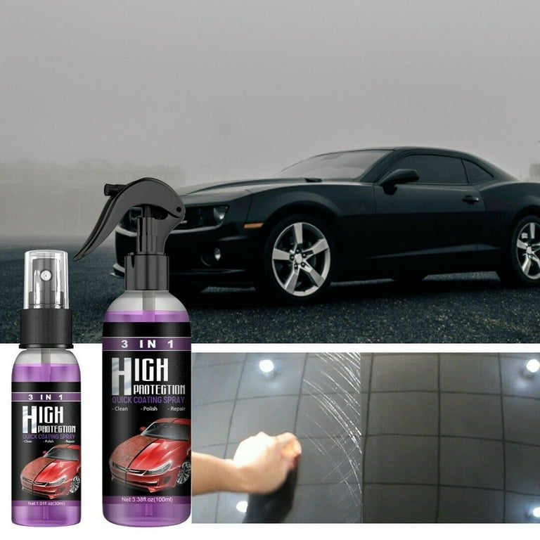 3X Quick Hydrophobic 3 in 1 High Protection Car Coat Ceramic Coating Spray  300ML