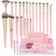 thumbnail image 1 of Juego de brochas de maquillaje GZIXBDA, 48 unidades, con esponja y neceser, color rosa, 1 of 9