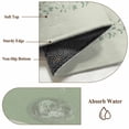 thumbnail image 6 of Sage Green Botanical Round Area Rug 5Ft Washable Circle Rugs for Living Room Bedroom, Spring Floral Leaf Non-Slip Carpet Floor Mats Indoor Outdoor Carpet Runner Aesthetic Home Decor, 6 of 8