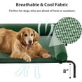 thumbnail image 3 of Large Elevated Cooling Dog Bed, Raised Dog Cot Beds for Large Dogs, Elevated Outdoor Pet Cot, Chew Proof Portable Cooling Pet Cot with Skid-Resistant Feet and Breathable Mesh, 3 of 12