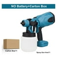 thumbnail image 2 of 800ML Portable Electric Spray Gun Cordless Paint Sprayer Household Electric Paint Sprayer Compatible For 18V Battery ,Durable Build, 2 of 6
