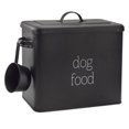 thumbnail image 1 of Recipiente de comida para perros retro AuldHome Design (negro); Contenedor de almacenamiento moderno estilo granja para alimentos para mascotas, 1 of 1