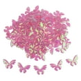 thumbnail image 1 of GUOOL 100 Confettis Roses Mini Ailes d'Ange Papillon à Saupoudrer Déco de Fête Bricolage, 1 of 9