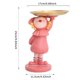 thumbnail image 3 of Bandeja De Sujeción Para Niña, Estatua De Bandeja De Resina Para Niña, Escultura De Bandeja Para Niña Bonita, Bandeja Para Llaves Exquisita, Adorno Para Niña, Bandeja De Almacenamiento Para Llaves sonducket HA027875-04, 3 of 7