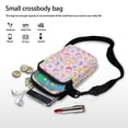 thumbnail image 7 of HELLHERO with Zipper Polyester Women Shoulder Bag Women 4.33x1.97x7.09 inch, Easter Bunny Peeking from Egg, 7 of 7