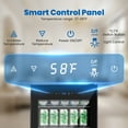 thumbnail image 6 of COLOZO Black Beverage Refrigerator Cooler, 96 Cans Freestanding Mini Fridge with Glass Door, 6 of 10