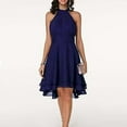 thumbnail image 1 of Women's Halter Sleeveless Cropped Layered Midi, 1 of 3