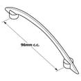 thumbnail image 2 of Richelieu BP30843900 3-3/4" Center To Center Arch Cabinet Pull From The Expression, 2 of 2