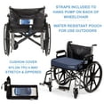 thumbnail image 2 of Medacure Alternating Pressure Bariatric Wheelchair Seat Cushion - Rechargeable Battery Operated Pump - 24" x 18" x 4", 2 of 3
