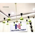 thumbnail image 2 of Huge Italian Chandelier Style Stilnovo Mid Century 8 Arms/16 Bulb Socket Sputnik Ceiling Lights (Green), 2 of 3