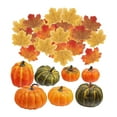 thumbnail image 2 of GROWTH TANK Simulation Foam Pumpkin Halloween Thanksgiving Decorations Fall Harvest Pumpkins, 2 of 9