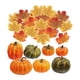 thumbnail image 2 of Calabaza de espuma de simulación, decoración del Festival de Acción de Gracias, calabaza realista con hojas de arce, calabazas de de otoño, mayimx Calabaza de simulación, 2 of 9