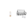 thumbnail image 1 of Organizador y soporte reutilizable y transparente para pajitas, ideal para brochas de maquillaje y accesorios de bar, con práctico dispensador., 1 of 8