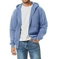thumbnail image 4 of LTTVQM Hoodies for Men Full zip Mens Hoodies Casual Drawstring Long Sleeve Sweatshirts Sports Hooded Jacket Sky Blue 3XL, 4 of 4