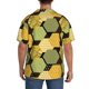 thumbnail image 3 of Fotbe Bee honey Camisa Estampada de Manga Corta para Hombre, Casual de Verano, Estilo Playero, Sin Arrugas-Small, 3 of 5