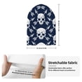 thumbnail image 2 of Lsque white arrow Skull Pattern Knitted Beanie, Unisex Winter Hat, Knit Hat Winter Beanies Thick Fisherman Beanies Cuffed Plain Skull Caps, 2 of 6