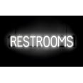 thumbnail image 5 of SpellBrite Neon-LED RESTROOMS Sign With Dimming Capability. LED Bathroom Signs for Businesses, Restaurants, and More, 36 inches, White, 5 of 5