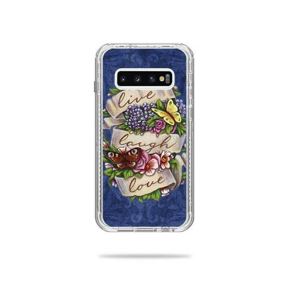 MightySkins LIFNESA10-Live Laugh Love Skin for Lifeproof Next Case Samsung Galaxy S10 - Live Laugh Love