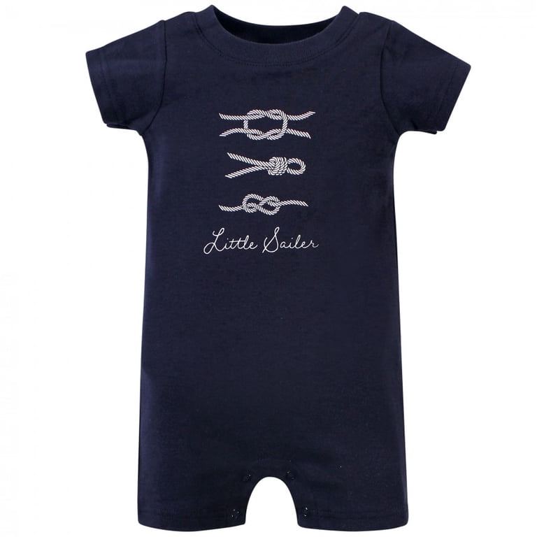 Hudson Baby Unisex Cotton Rompers - Soft & Comfortable One-Piece Baby Clothes