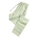 thumbnail image 1 of Pantalones de chándal unisex con estampado floral y cintura elástica - Estilo informal holgado, material de poliéster suave, múltiples tallas para hombre/mujer, 1 of 3
