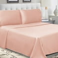 thumbnail image 2 of BNM Ultra Soft Deep Pocket Solid 300-Thread Count Cotton Percale Sheet Set, 2 of 4