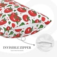 thumbnail image 5 of Fotbe Hand Drawn Tomatoes Pillow Cases - Envelope Closure - Luxury, Extra Soft, Cooling Pillow Covers - Wrinkle, Fade, Stain Resistant-20"x30", 5 of 8