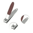 thumbnail image 3 of Unique Bargains 5-piece Set Net Pattern Bag Nail Clippers Set Wine Red, 3 of 7