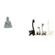 thumbnail image 1 of Estatua de mono,Estatua de Buda Mono para Interiores y Exteriores Budista,Figuras en miniatura meditando para decorar el jardín de casa.,Estatua de alce y ciervo,Estatua de jirafa de, 1 of 8