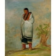thumbnail image 3 of George Catlin 12x14 Black Modern Framed Museum Art Print Titled - Wa-Quoth-E-Qua, the Buck's Wife, Wife of the Whale (1835), 3 of 5