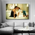 AEFER Dirty Dancing Movie Poster Patrick Swayze Jennifer Grey Classic Kiss Wall Art Modern Home