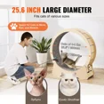 thumbnail image 5 of Large Cat Exercise Wheel - 29.5 Inch Indoor Treadmill for Cats with Detachable Carpet and Teaser for Running and Training, 5 of 6