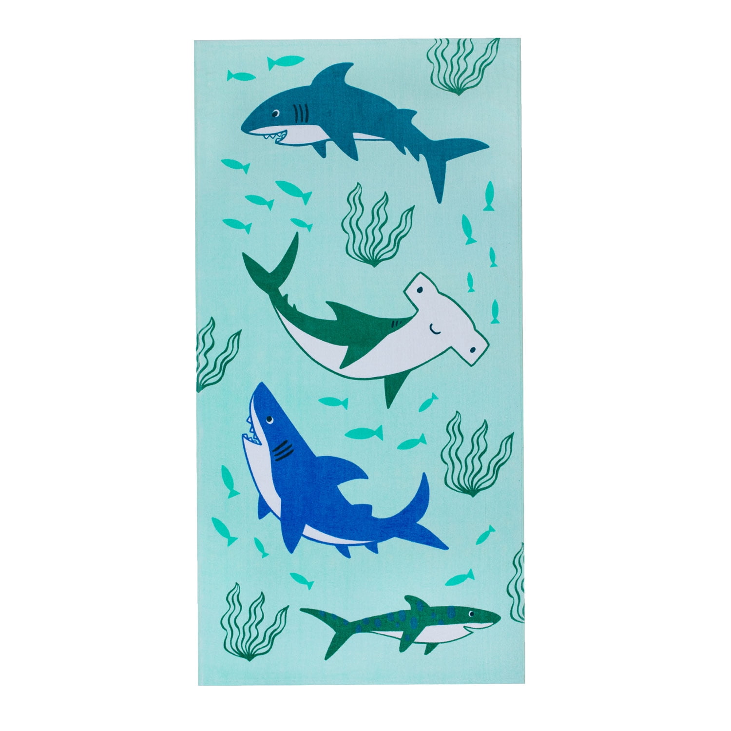Shark Attack 100 Cotton Beach Towel