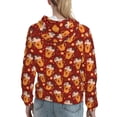 thumbnail image 7 of Lsque Heart Christmas Hot Cocoa Pattern Casual Women's Hoodie,Hooded Sweatshirt with Kangaroo Pocket,Pullover Hoodie with Eye-catching Drawstrings-X-Large, 7 of 7