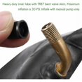 thumbnail image 4 of Heavy Duty Inner Tube For 4.10/3.50-4 Inch Tires, Universal Fit Solid Rubber Replacement Ensuring Smooth Operation Of Lawn Equipment, Hand Trucks, And More (2pcs), 4 of 5