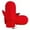 Red, variant on PMVFHDE Winter Outdoor Ski Warm Gloves For Men And Women With Soft Inner Thickened Cycling Windproof Plug In Heated Gloves Black