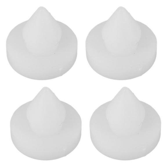 Brake Pedal Stop Pad for Car Compatible with Various Models Enhancing Driving Safety 4 Pieces White