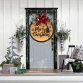 thumbnail image 6 of JUNWELL Merry Christmas Sign Christmas Red Buffalo Plaid Welcome Sign For Front Door Christmas Decoration Hanging Farmhouse Porch Christmas Decoration Outdoor Christmas Decor  Wood Sign, 6 of 11
