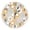E45, variant on Grey Honeycomb Print Wall Clock Wall Art Silent Non ticking Round Wall Watch for Home Decortaion Best Gift（10 Inch）