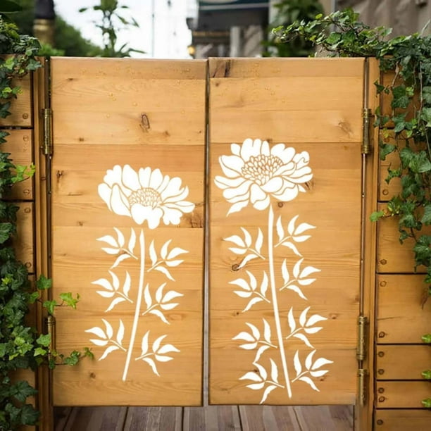 Daisy Stencil 6 Pcs Daisy Flower Stencils Set - Reusable Painting ...