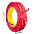 thumbnail image 3 of Clear Double Tape 0.79" X 10ft Industrial Strength Bonding For Automotive Home Decor & Signage No High Temp, 3 of 4