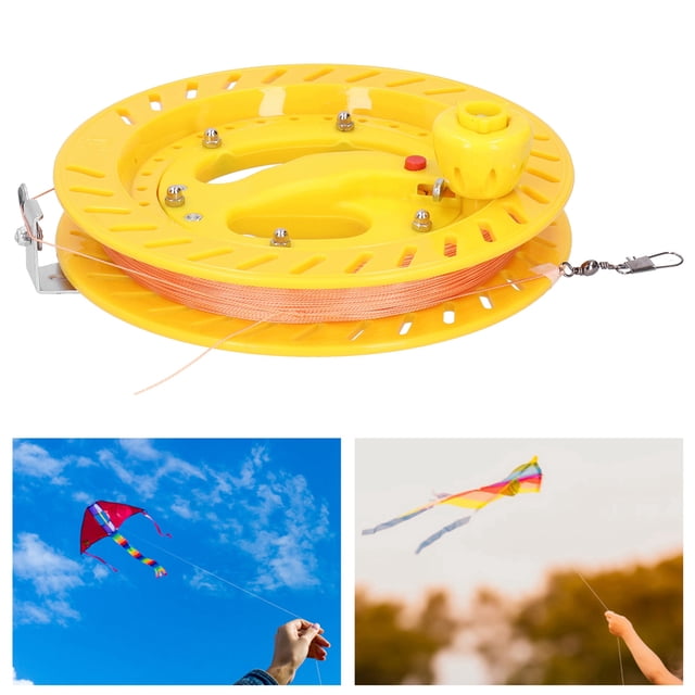 Kite Reel, ABS Outdoor Kite Line String Winder Grip Wheel Flying Tools 20cm Wheel with 200M Line