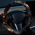 thumbnail image 2 of Christmas 14.5 Inch Printing PVC Leather Steering Wheel Cover Auto Accessories, 2 of 6