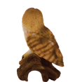 thumbnail image 4 of HI-LINE GIFT LTD. SMALL BARN OWL ON STUMP, 4 of 6