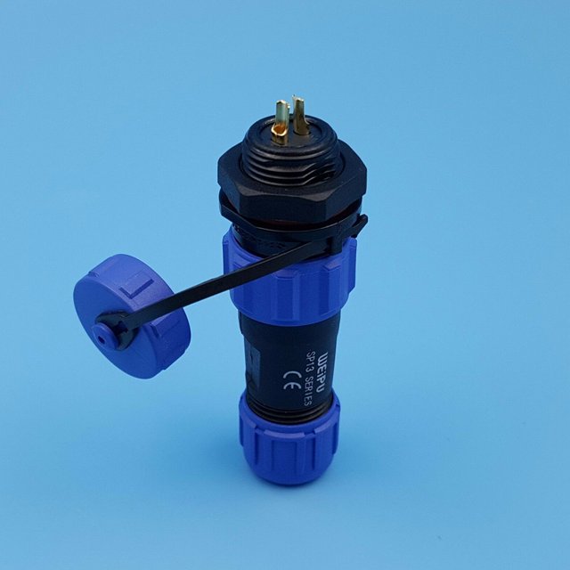 SP13 Panel IP68 Waterproof Plug and Socket Circular Connector 2/3/4/5/6/7pin