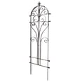 thumbnail image 1 of H Potter Garden Trellis for Climbing Plants Metal Outdoor Wall Decor or Flowers Roses Vine Ivy Clematis GAR214-R, 1 of 4