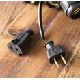 thumbnail image 3 of See All String Lights Female Rubber Plug 2 Prong UL Listed Polarized 15 Amps Black, 3 of 3