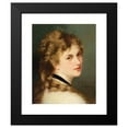 thumbnail image 2 of Conrad Kiesel 12x14 Black Modern Framed Museum Art Print Titled - Portrait of a Lady with a Black Collar (1877), 2 of 5