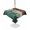 Brown Green, variant on Outdoor Tablecloth with Umbrella Hole for Patio/Picnic/Party/Camping, Vintage Boho Waterproof Table Cloth Square Cover Washable, Farmhouse Retro Teal Brown Wooden Grain (54"x 54")